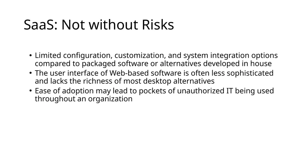 Software and Hardware in the Cloud 10-1 Learning - slide 14 of 22