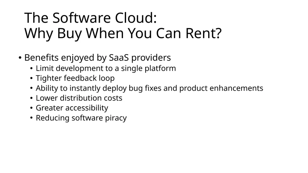Software and Hardware in the Cloud 10-1 Learning - slide 12 of 22