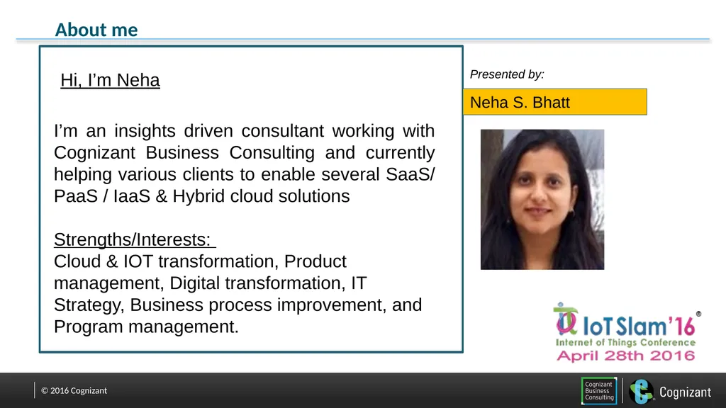 Hybrid Cloud Enablement 03/11/16 Neha S. Bhatt - slide 2 of 16