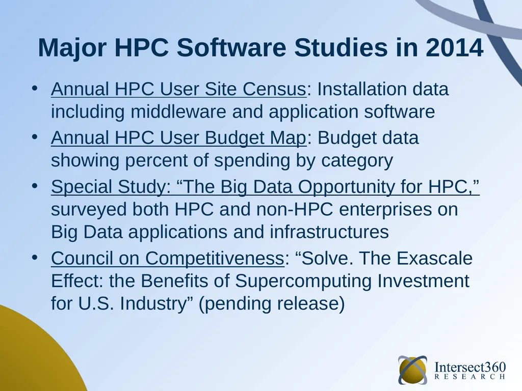 HPC Software in 2014 September 2014 Addison Snell, - slide 5 of 22