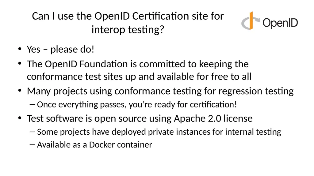 Introduction to OpenID Connect April 8, 2025 - slide 58 of 66