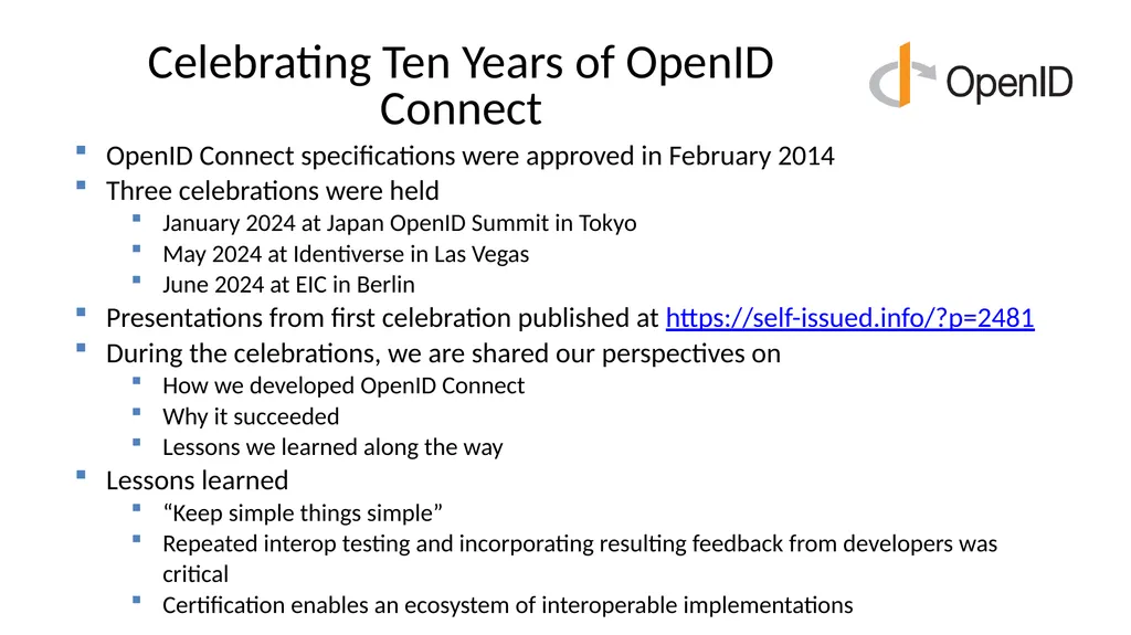 Introduction to OpenID Connect April 8, 2025 - slide 30 of 66