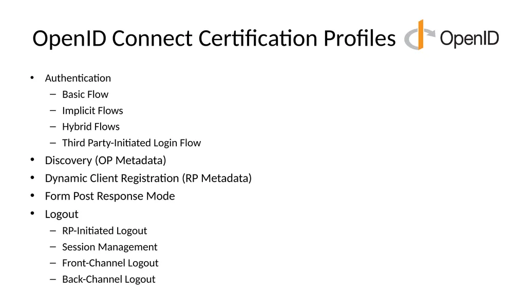 Introduction to OpenID Connect April 8, 2025 - slide 48 of 66