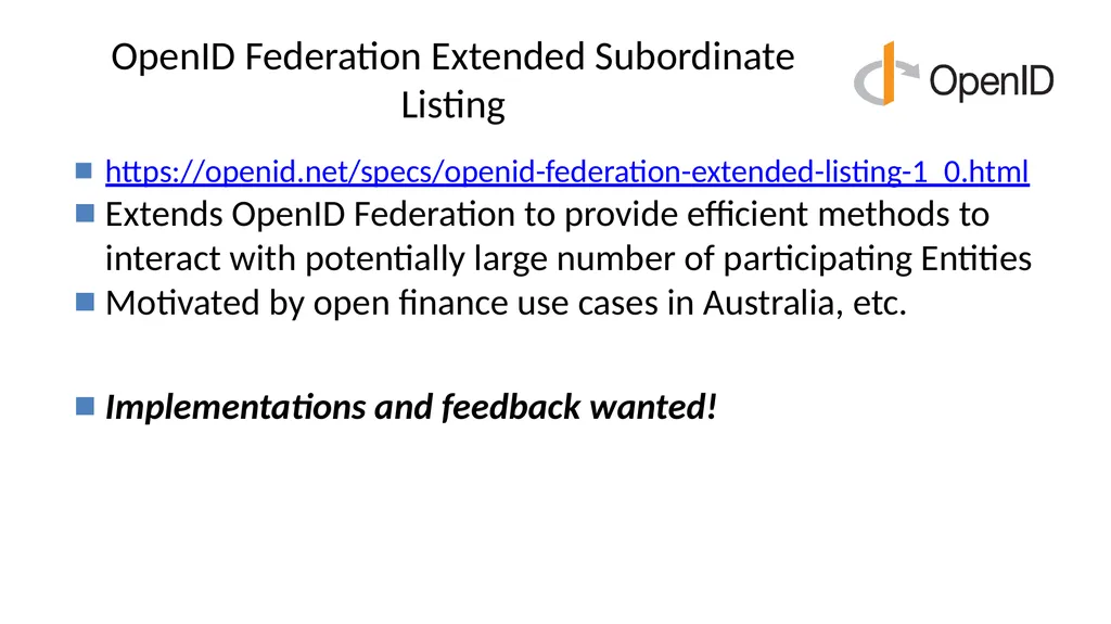 Introduction to OpenID Connect April 8, 2025 - slide 36 of 66