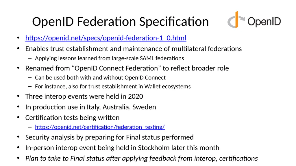 Introduction to OpenID Connect April 8, 2025 - slide 33 of 66
