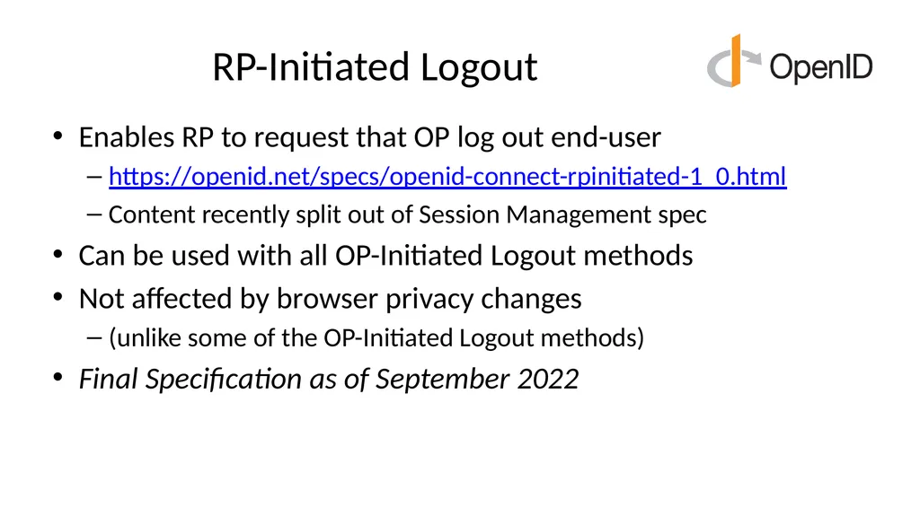 Introduction to OpenID Connect April 8, 2025 - slide 26 of 66