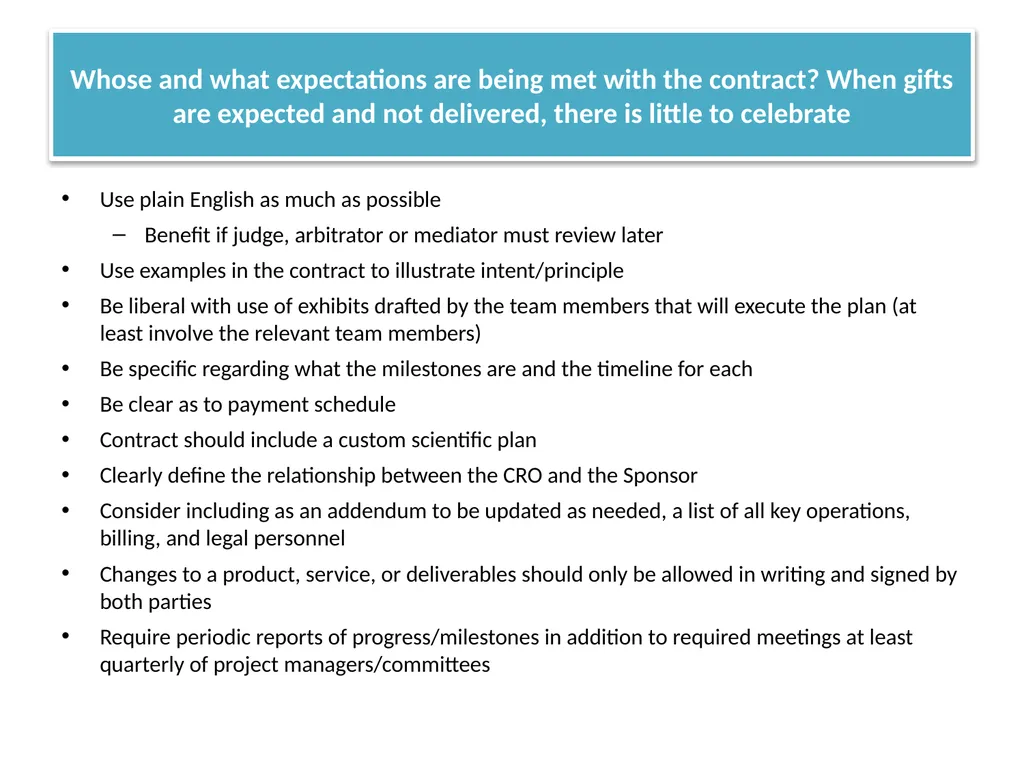 Having a Prosperous New Year with a CRO: The Gift - slide 10 of 34
