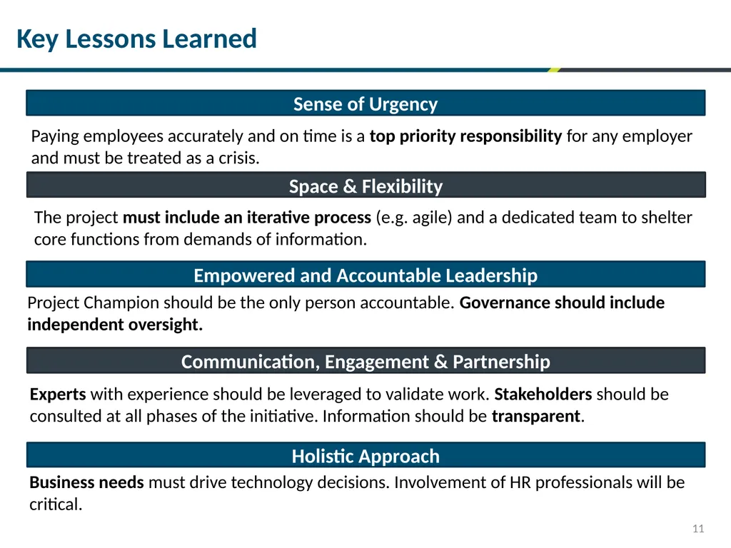 Next Generation HR and Pay System Ministerial - slide 4 of 10