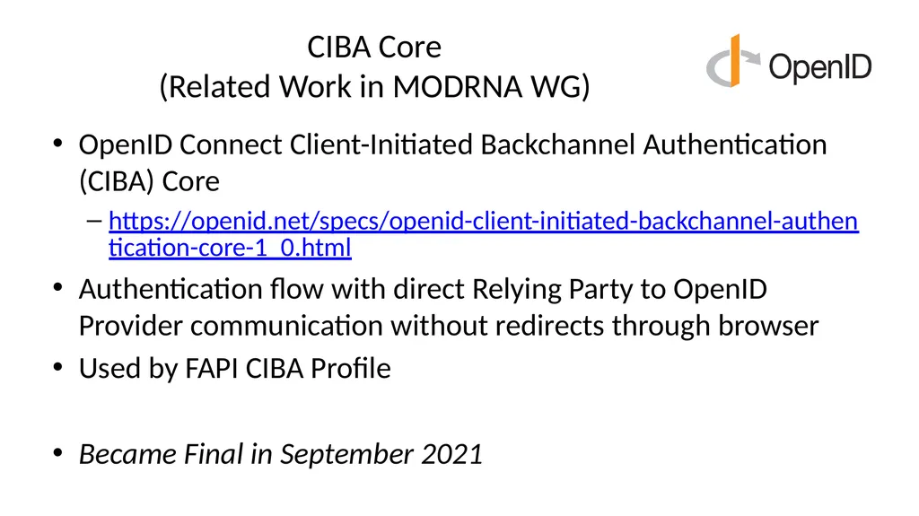 Introduction to OpenID Connect October 29, 2024 - slide 45 of 66