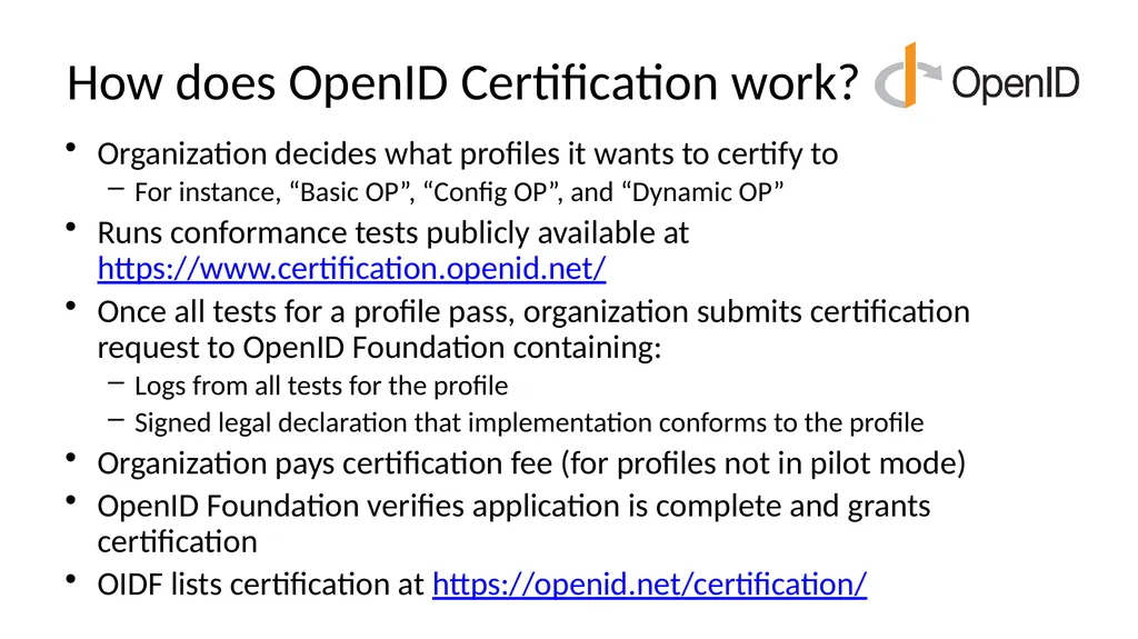 Introduction to OpenID Connect October 29, 2024 - slide 52 of 66