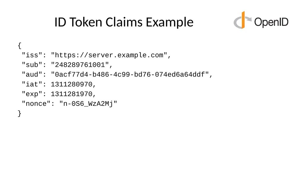 Introduction to OpenID Connect October 29, 2024 - slide 16 of 66