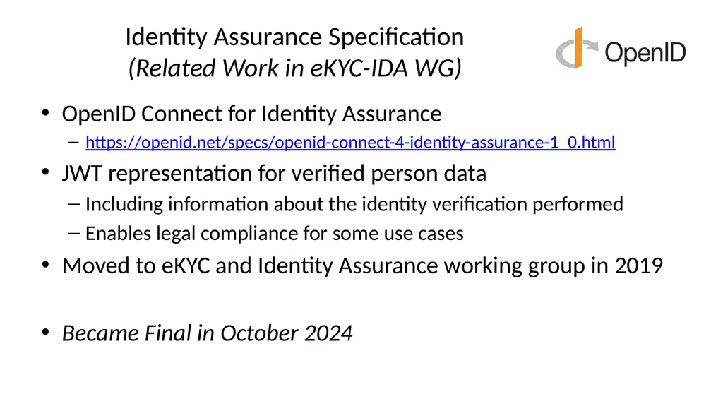 Introduction to OpenID Connect October 29, 2024 - slide 44 of 66