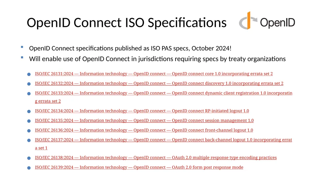 Introduction to OpenID Connect October 29, 2024 - slide 31 of 66