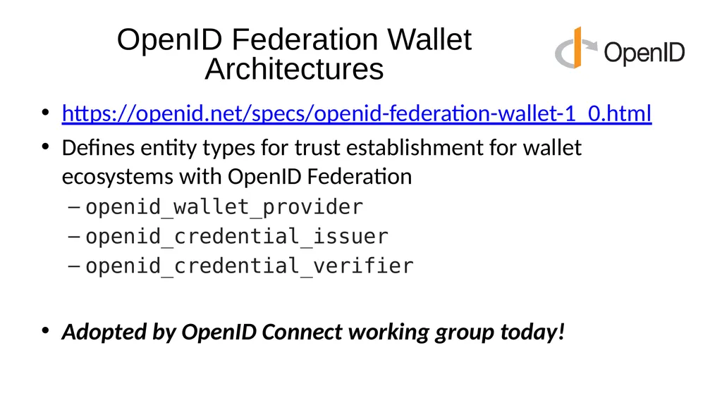 Introduction to OpenID Connect October 29, 2024 - slide 35 of 66