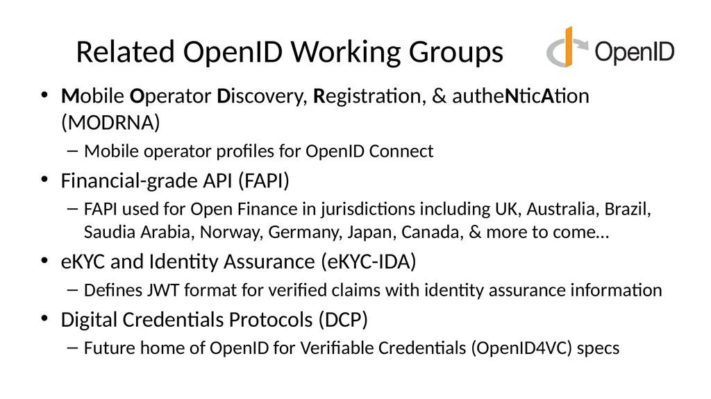Introduction to OpenID Connect October 29, 2024 - slide 43 of 66