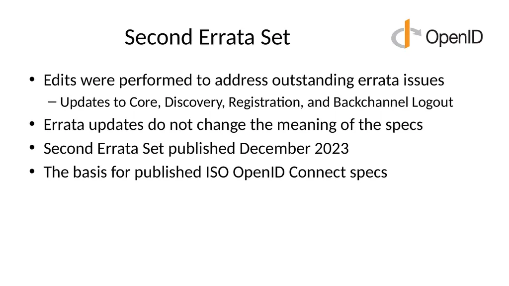 Introduction to OpenID Connect October 29, 2024 - slide 42 of 66