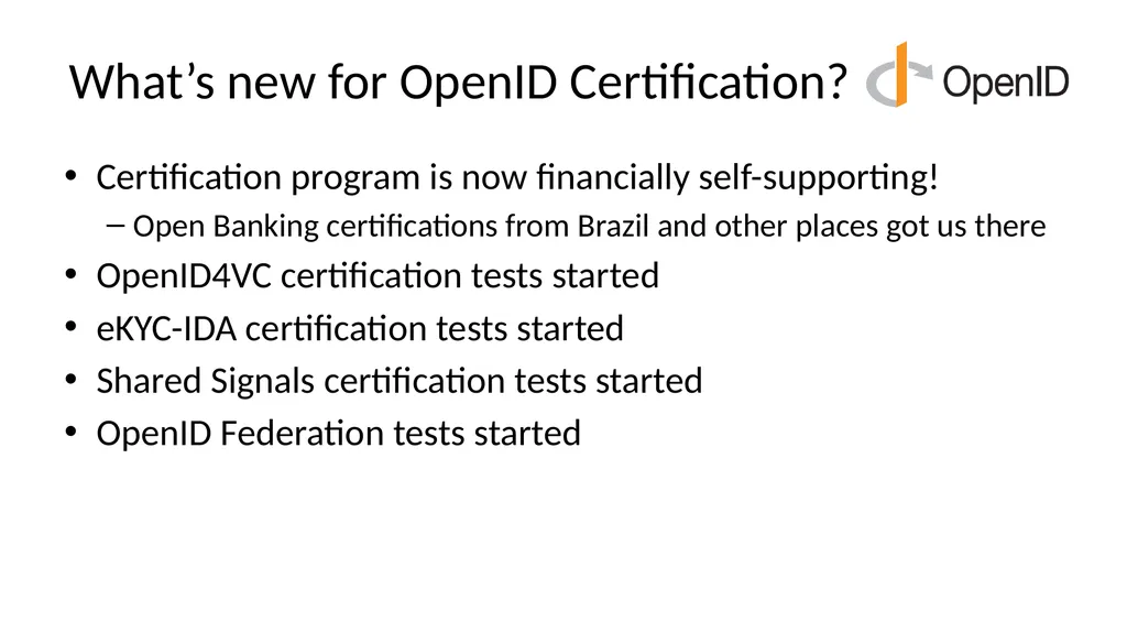 Introduction to OpenID Connect October 29, 2024 - slide 60 of 66