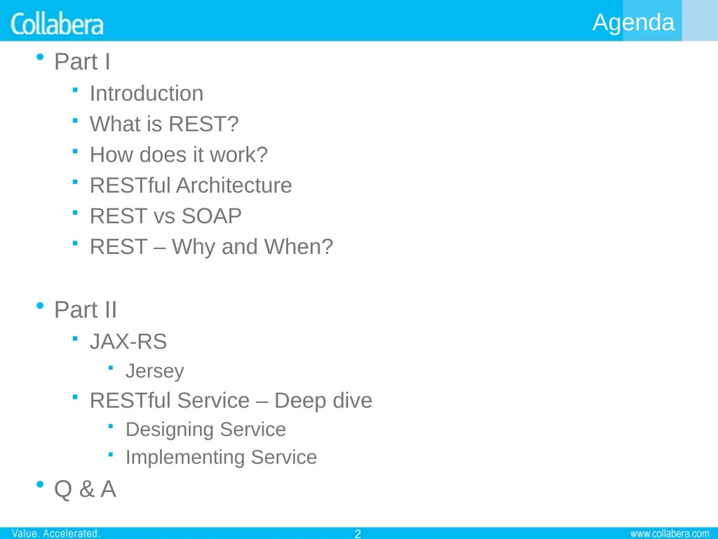 RESTful Web Services 29–Oct–2010 by Senthil - slide 2 of 19