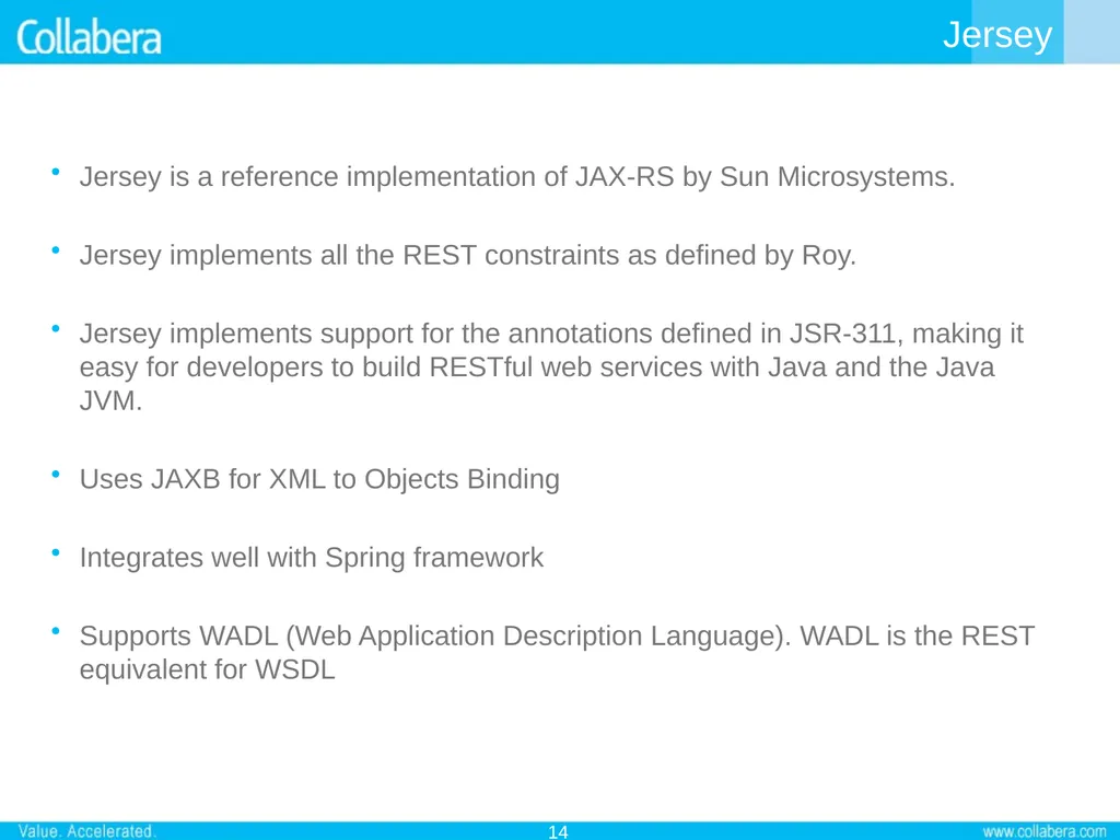 RESTful Web Services 29–Oct–2010 by Senthil - slide 14 of 19