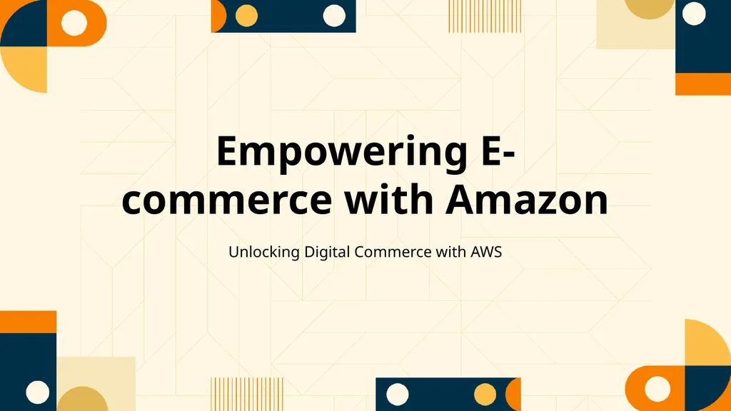Empowering E-commerce with Amazon Unlocking - slide 1 of 15