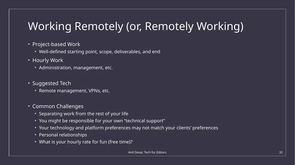 Austin Editors Guild: The Technology of Editing - slide 32 of 36