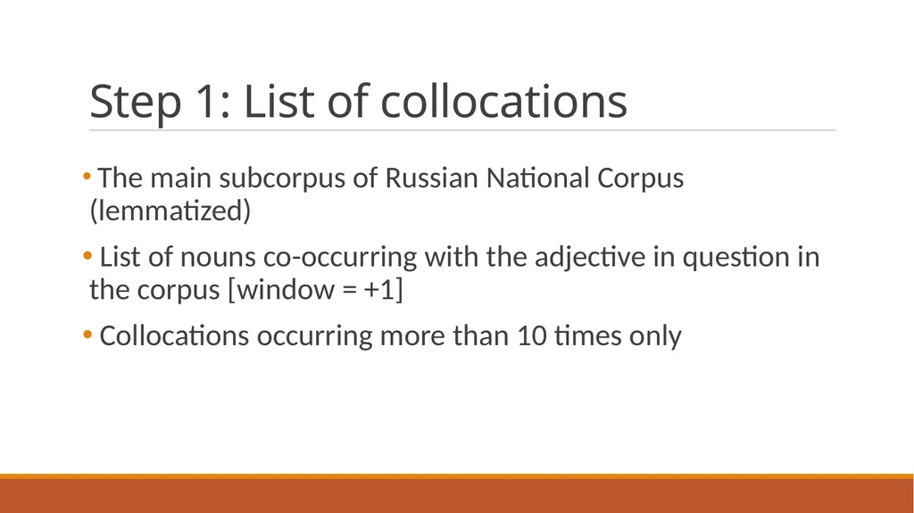 Distributional Semantic Models in Lexical - slide 15 of 30