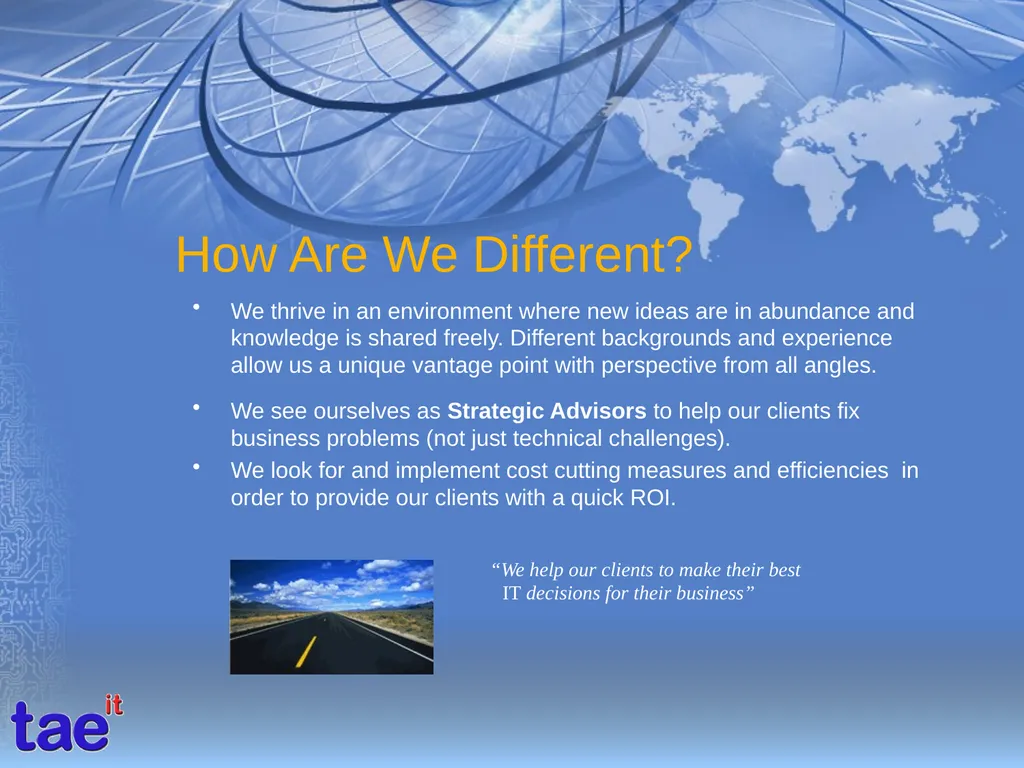 Your Technology Partners IT Strategic Alliances - slide 3 of 24