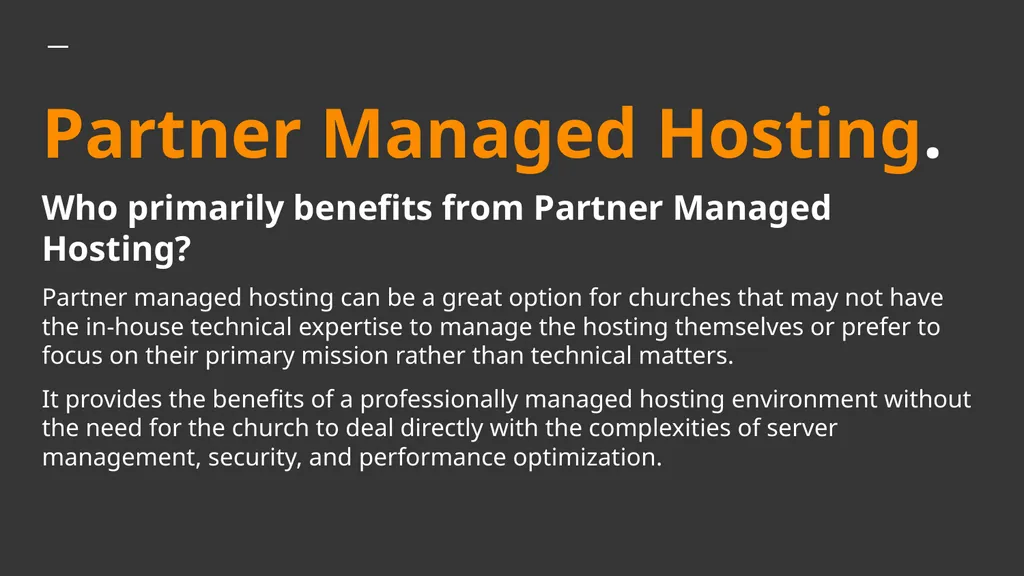 Rock 101: Choosing the Correct Hosting Solution - slide 15 of 20