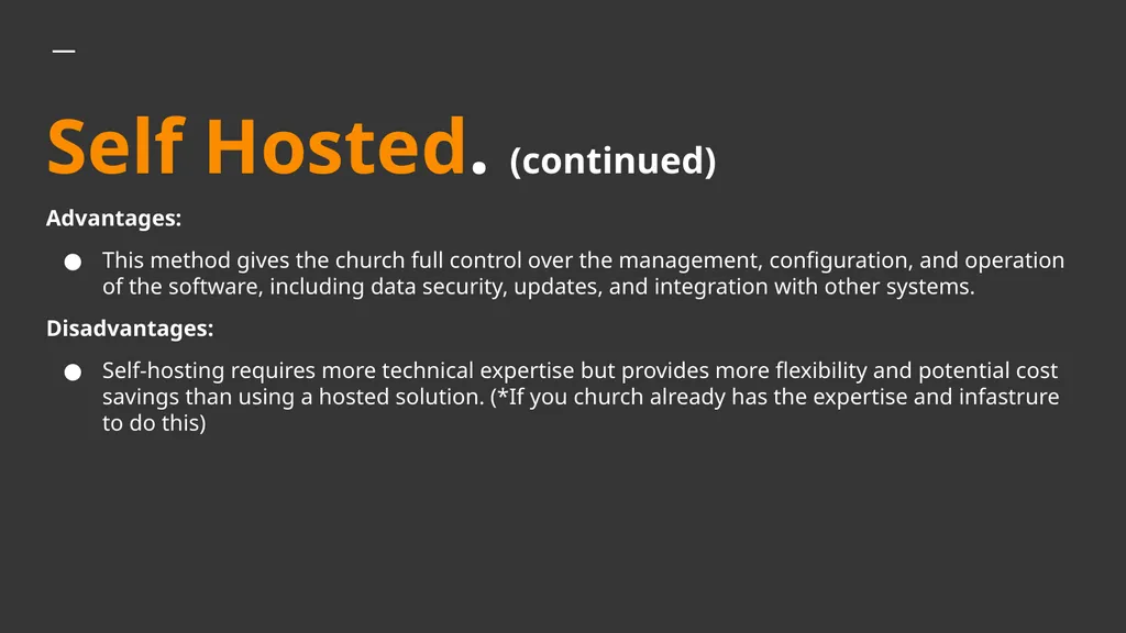 Rock 101: Choosing the Correct Hosting Solution - slide 9 of 20