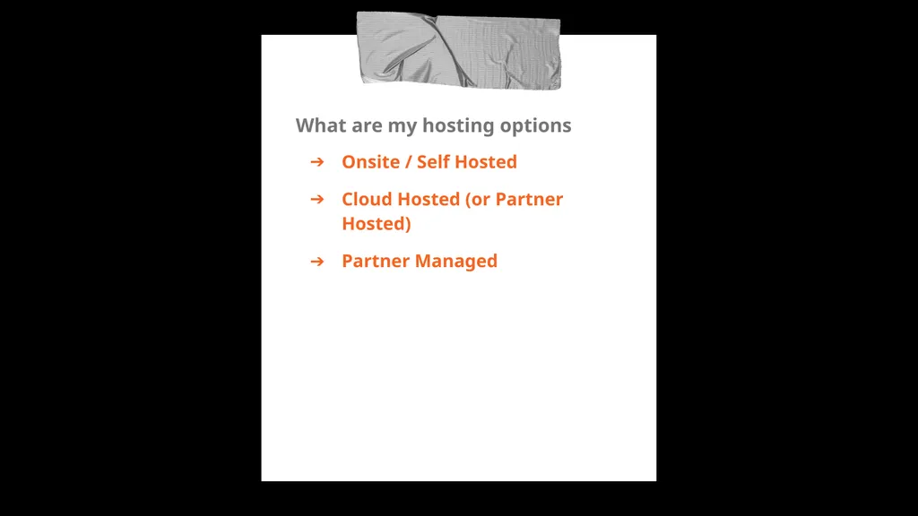 Rock 101: Choosing the Correct Hosting Solution - slide 7 of 20