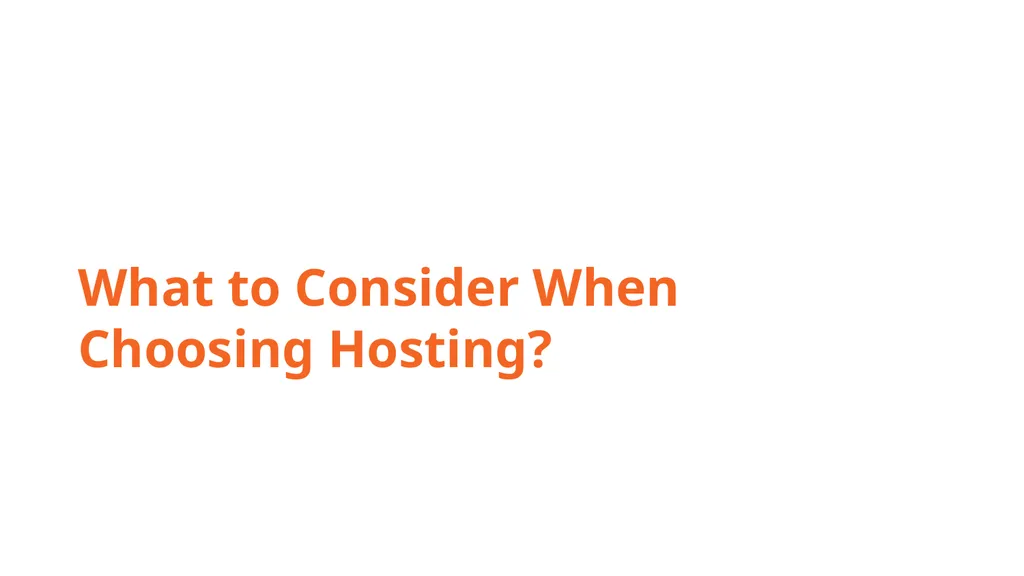 Rock 101: Choosing the Correct Hosting Solution - slide 3 of 20