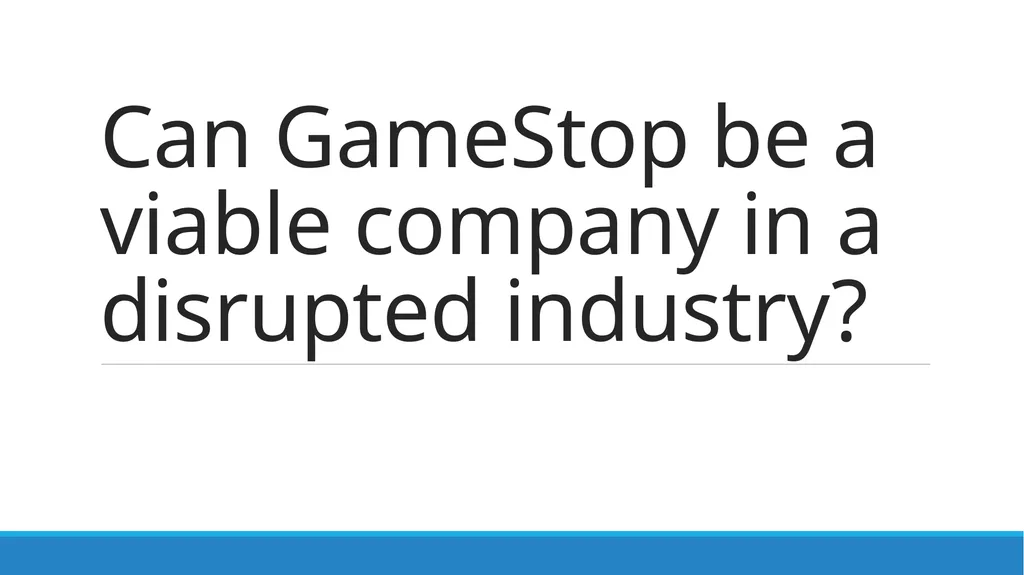 GameStop Presented by HEC CONSULTING Aditya baid - slide 3 of 28
