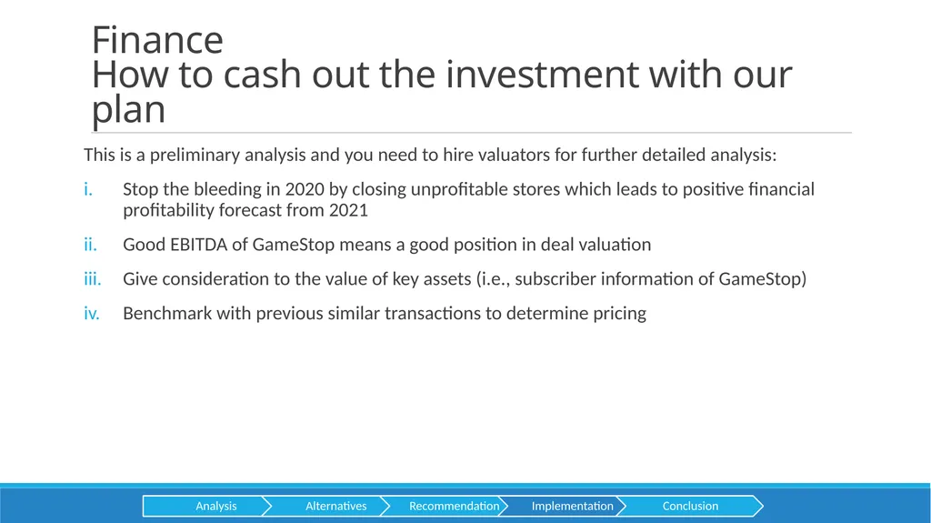 GameStop Presented by HEC CONSULTING Aditya baid - slide 24 of 28