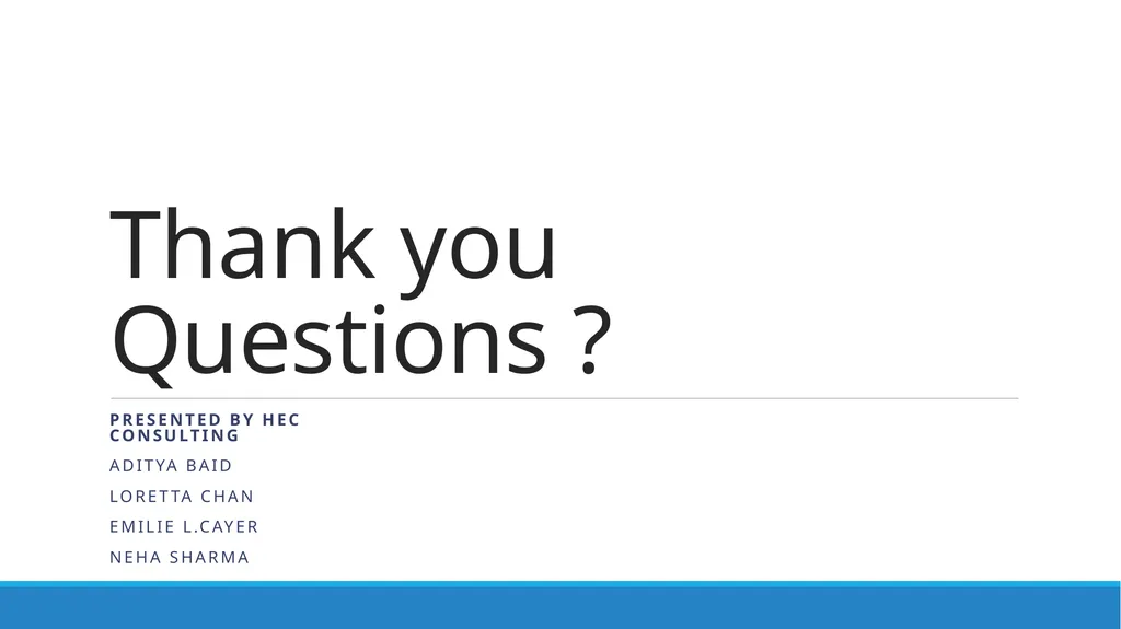 GameStop Presented by HEC CONSULTING Aditya baid - slide 28 of 28