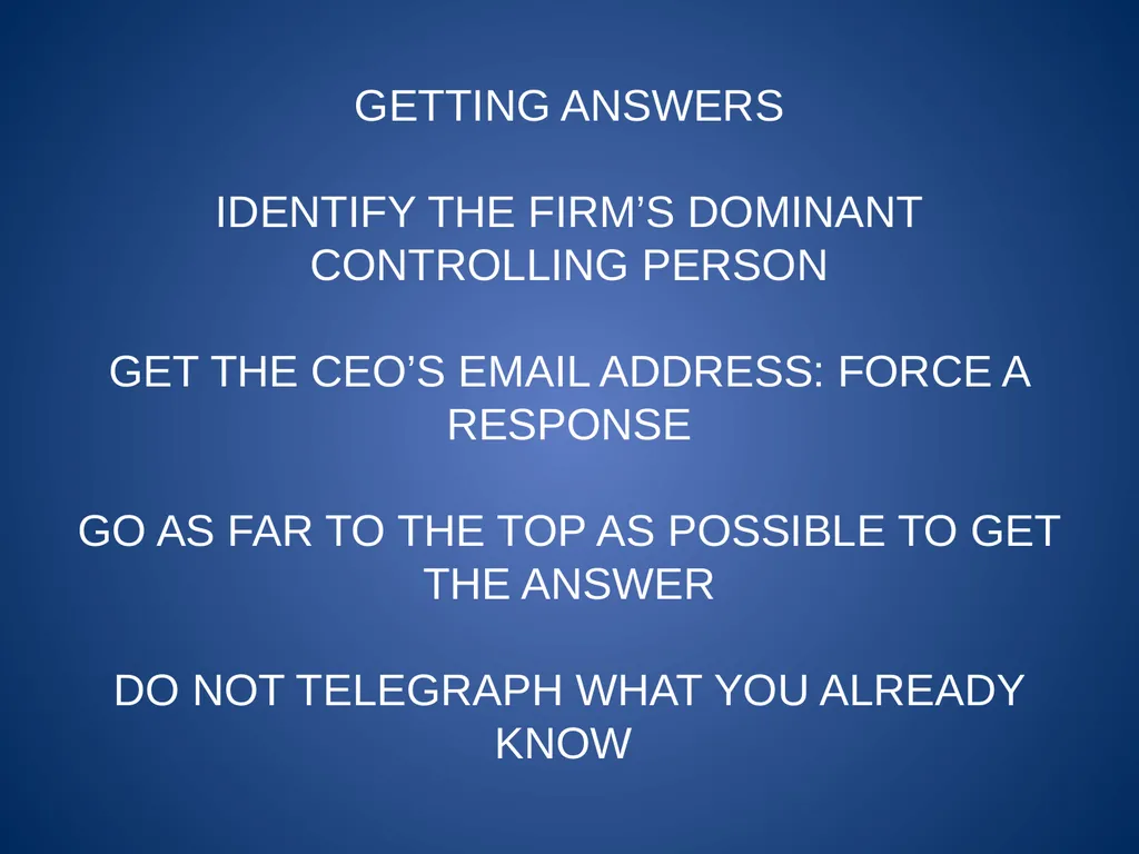 The Auditor: How to Build a Criminal Case Stephen - slide 29 of 31