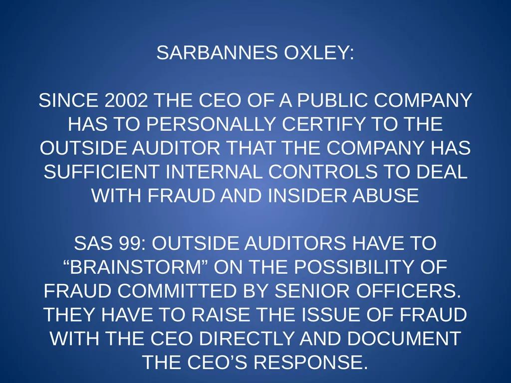 The Auditor: How to Build a Criminal Case Stephen - slide 8 of 31