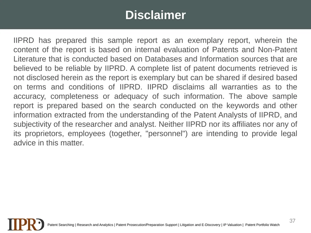 SAMPLE LANDSCAPE STUDY- POLYETHYLENE FURANOATE - slide 37 of 39