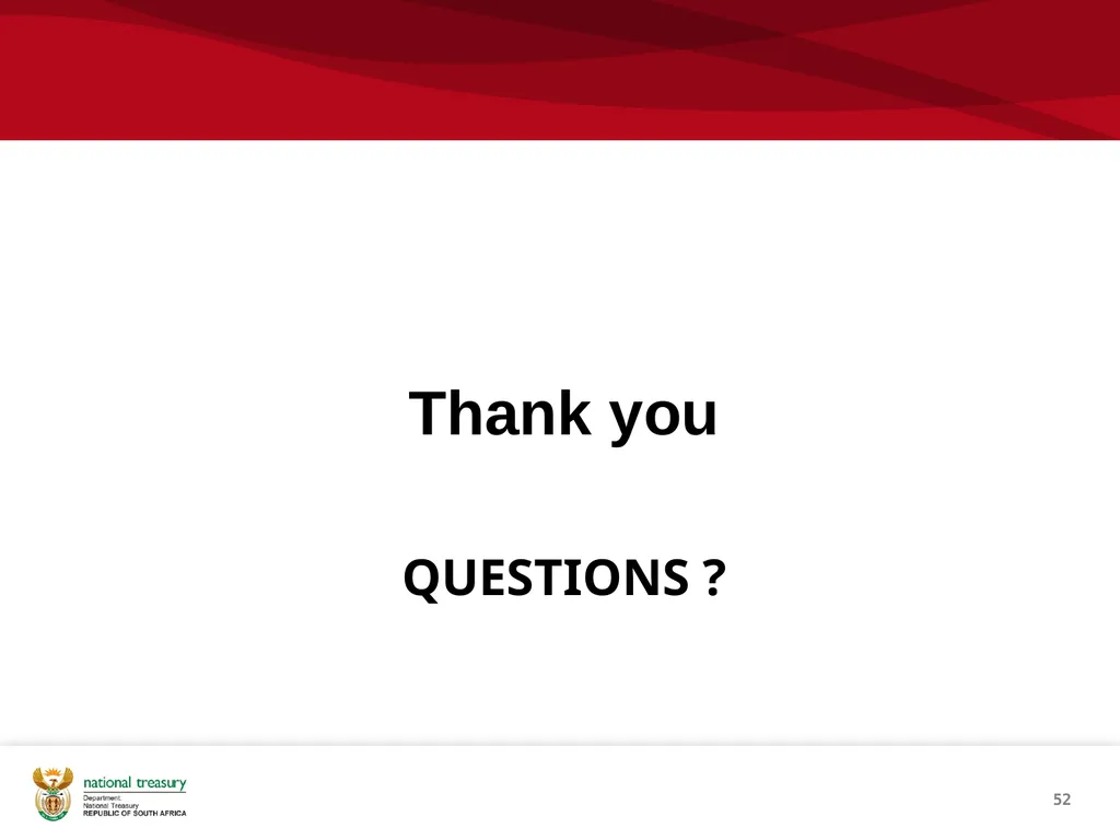 DRAFT RESPONSE DOCUMENT 2018 DRAFT TAXATION LAWS - slide 52 of 52