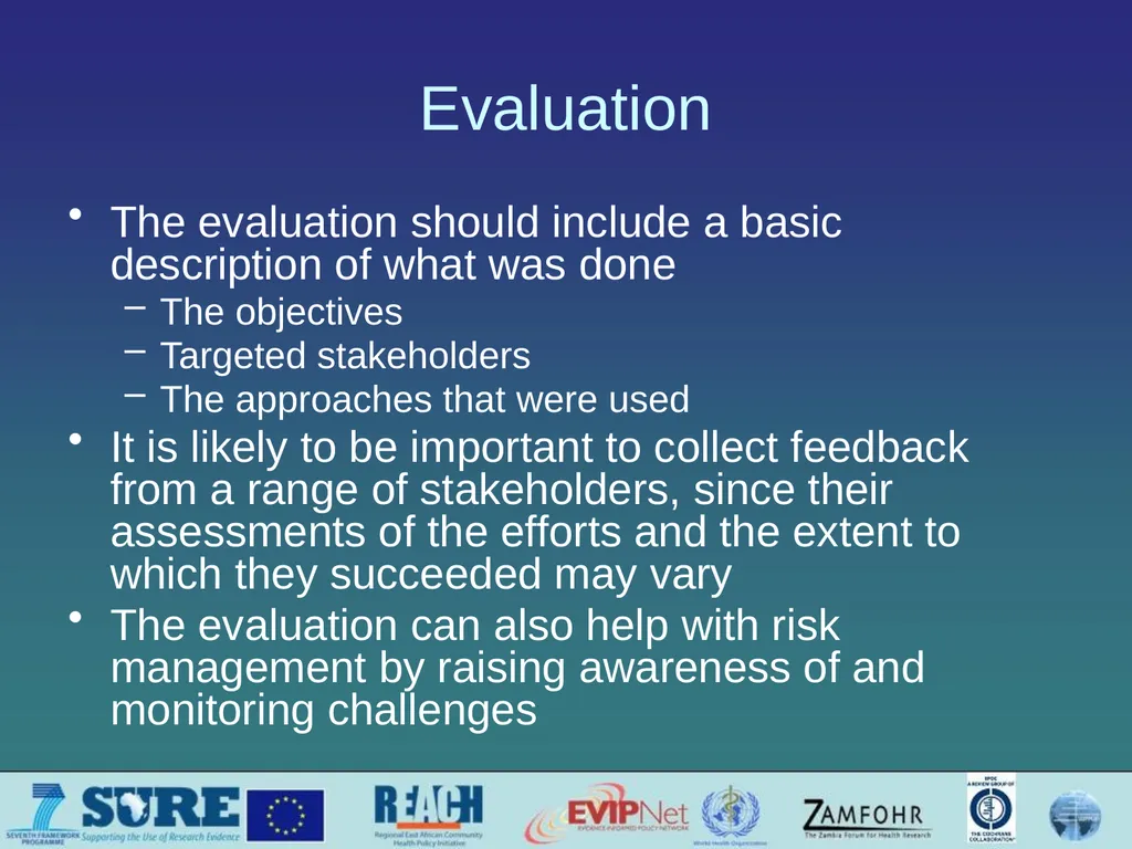 Informing and engaging stakeholders Which - slide 32 of 33
