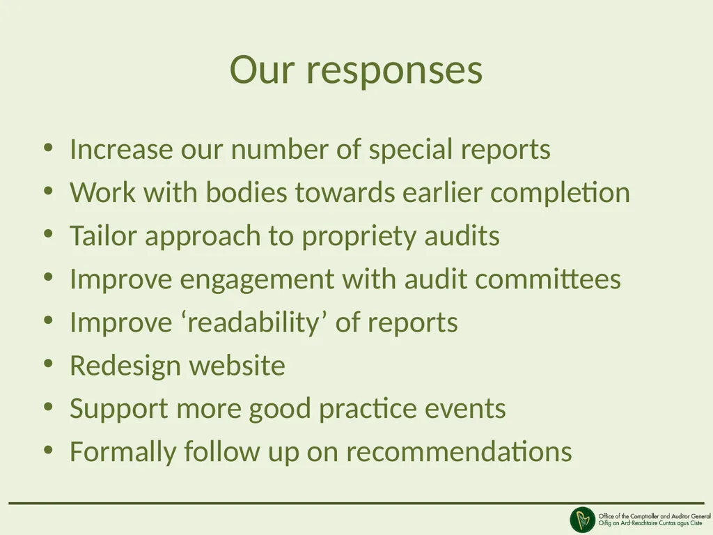 Views of our stakeholders Peter Kinsley Deputy - slide 13 of 14