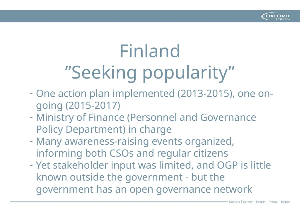 Open Governance in the Nordics and the Baltics - slide 11 of 16