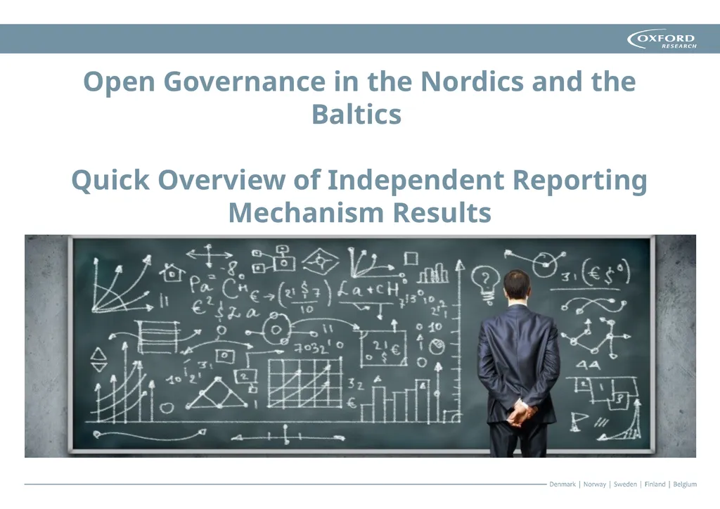 Open Governance in the Nordics and the Baltics - slide 1 of 16
