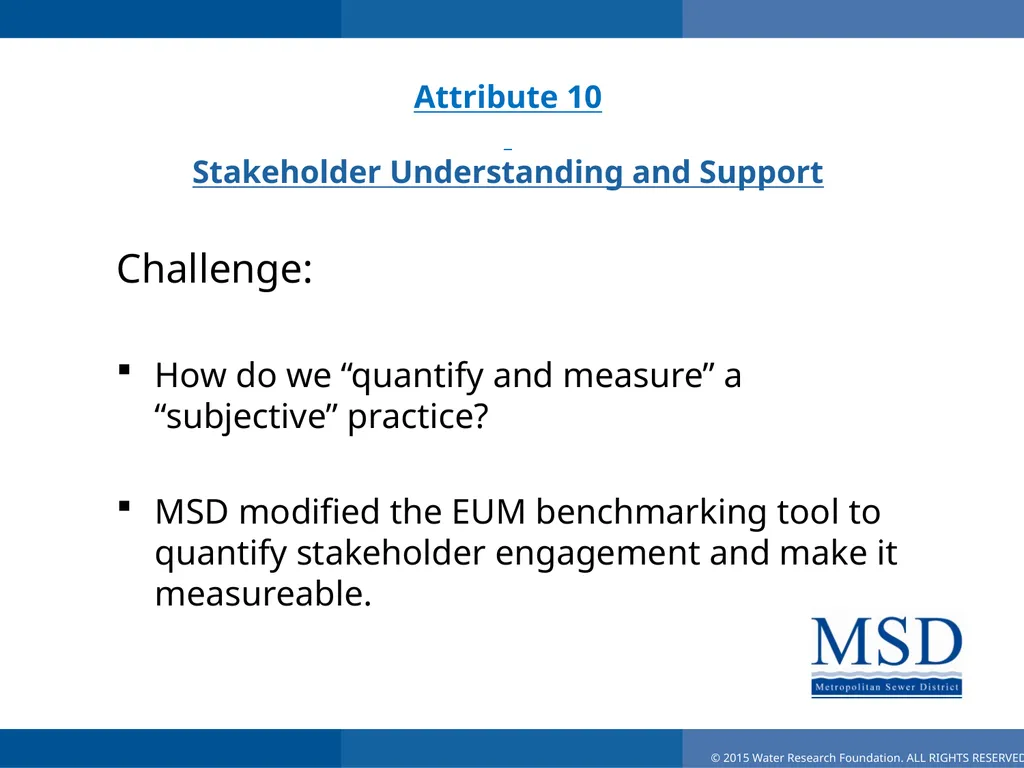 Effective Utility Management Louisville MSD - slide 12 of 22