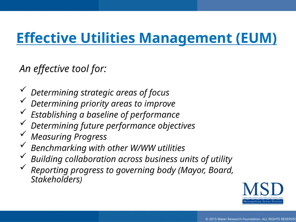 Effective Utility Management Louisville MSD - slide 21 of 22