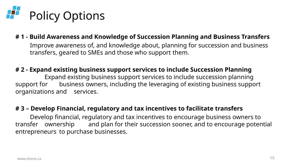 Succession Planning for Small and Medium - slide 15 of 17