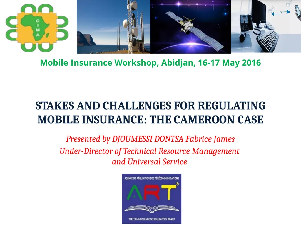 Stakes and Challenges for REGULATING Mobile - slide 1 of 16