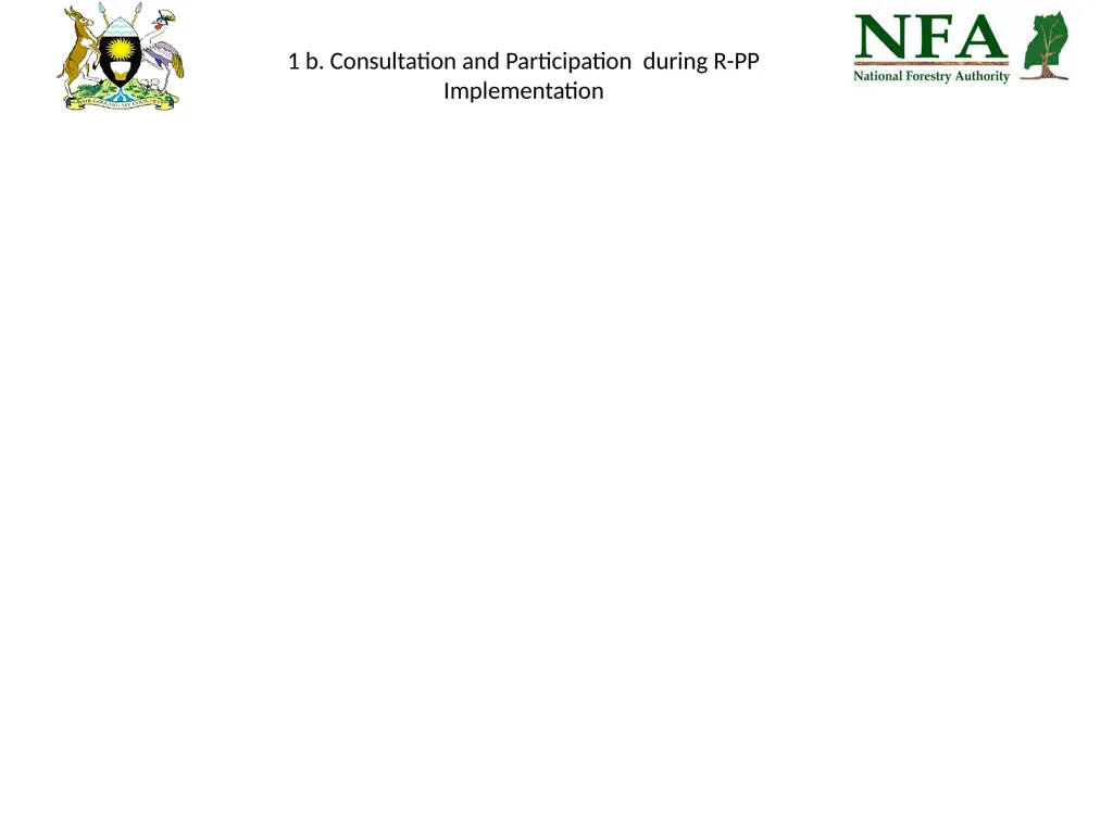 Uganda REDD-Plus Readiness Preparation Proposal - slide 13 of 35