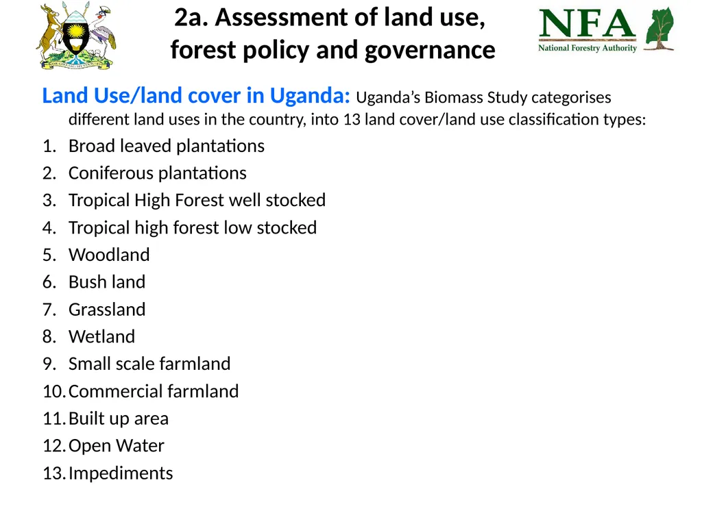 Uganda REDD-Plus Readiness Preparation Proposal - slide 14 of 35