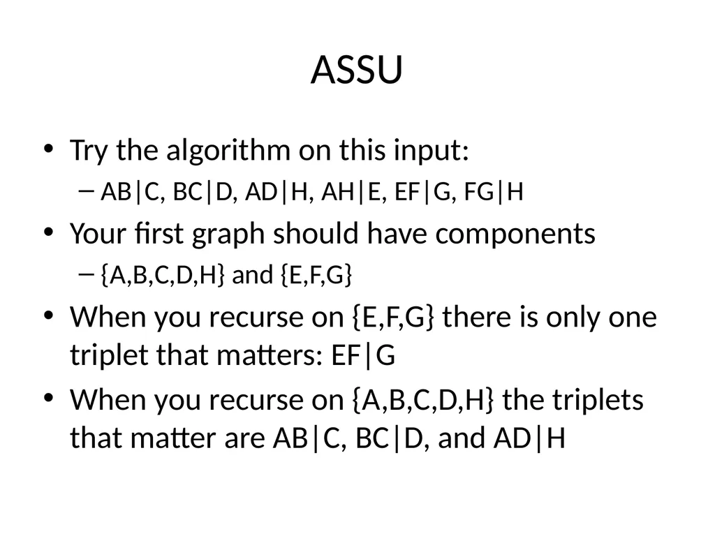 CS 581 Constructing rooted trees Tandy Warnow - slide 30 of 42