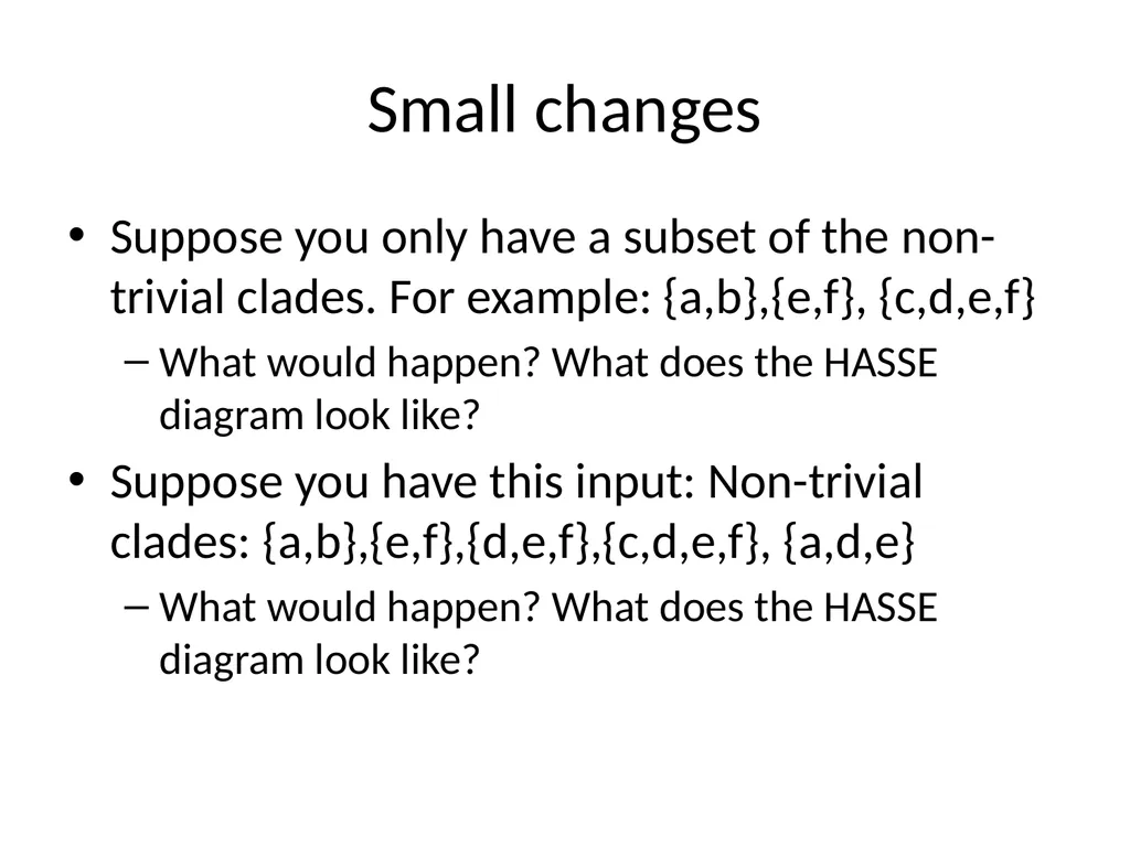 CS 581 Constructing rooted trees Tandy Warnow - slide 18 of 42